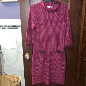Boden Dartmouth Retro Wool Sweater Dress